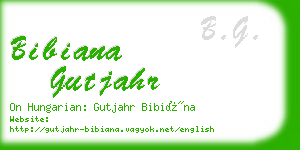 bibiana gutjahr business card